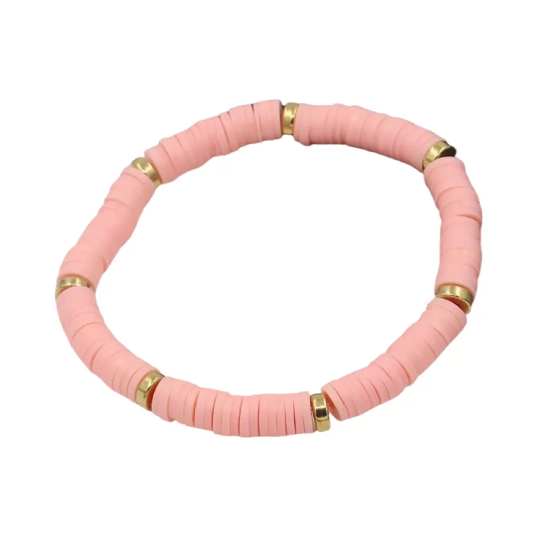 SUMMER POLY-CLAY ELASTIC BRACELET