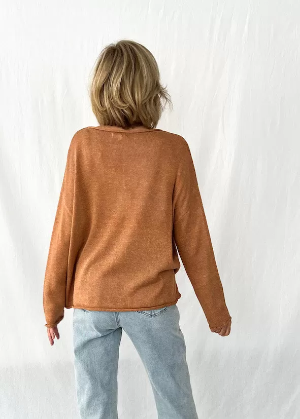 Taylor Autumn Knit - Coffee