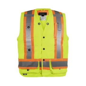 Terra Hi-Vis Surveyor's Vest - Yellow 116522YL