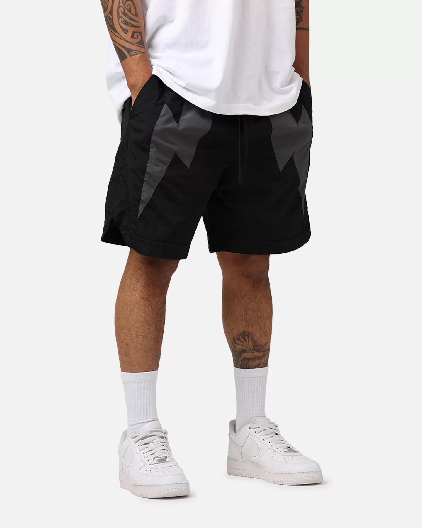 The Anti Order Eres Nylon Shorts Black/Grey