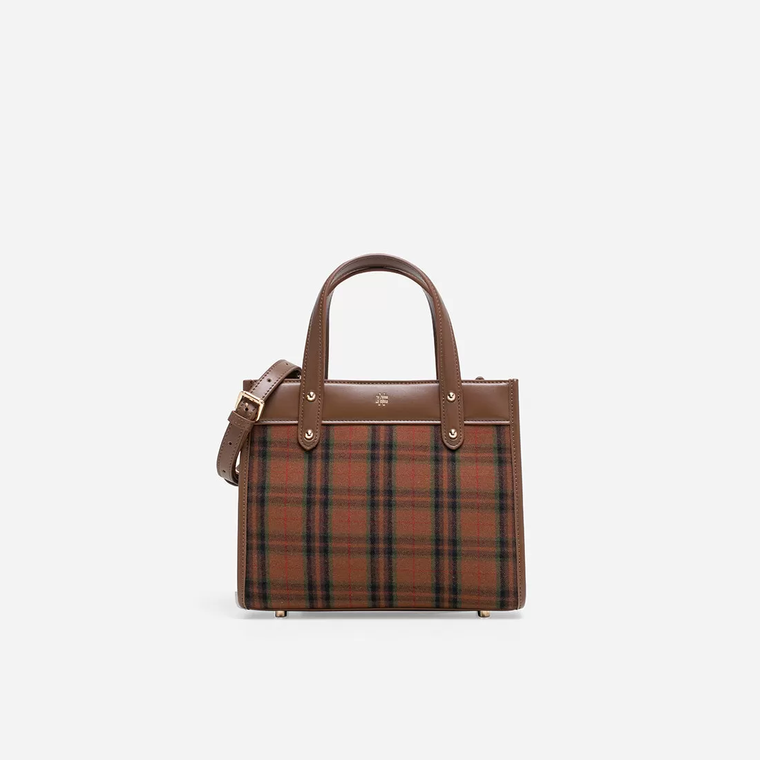 Theodora Mini Tartan Tote Bag