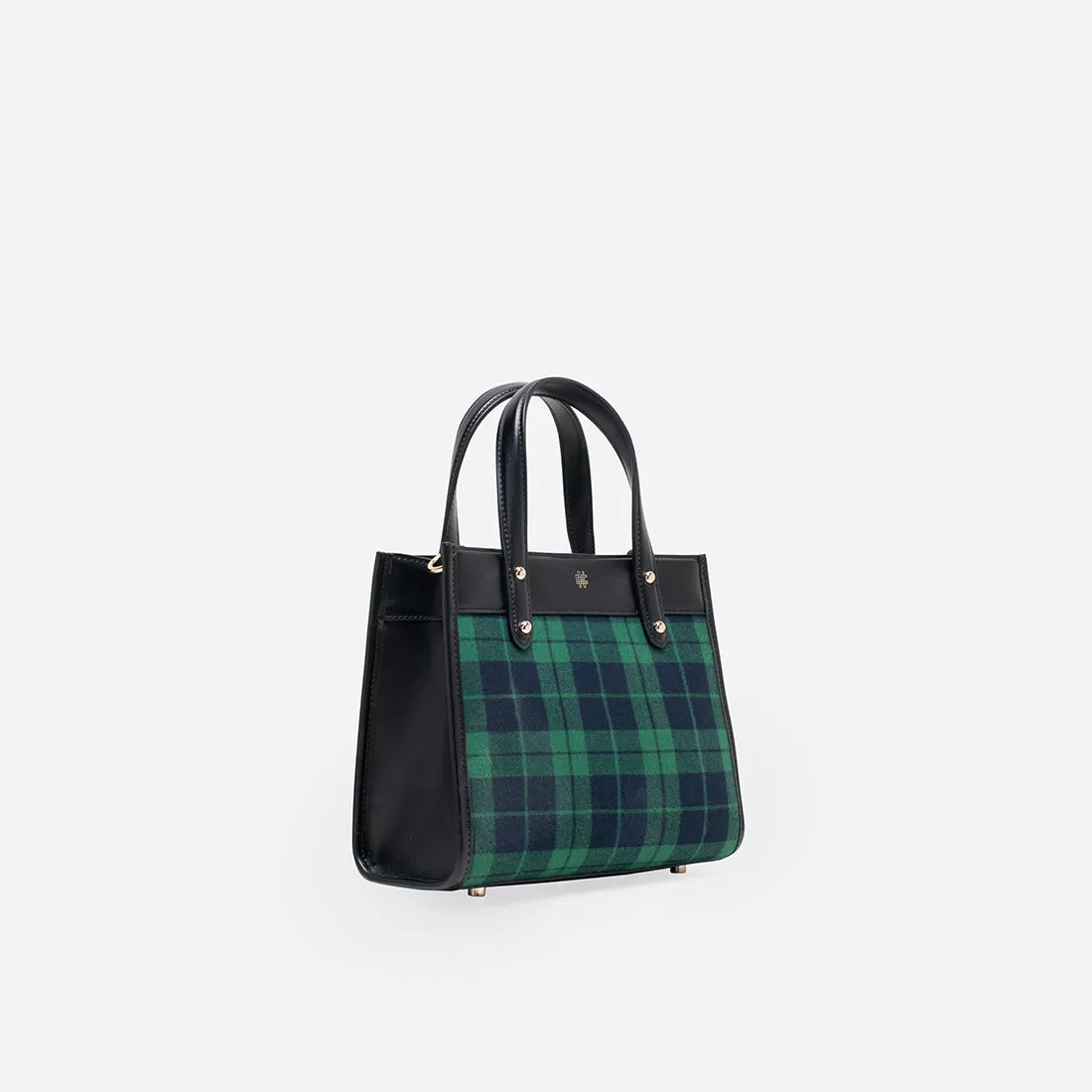 Theodora Mini Tartan Tote Bag