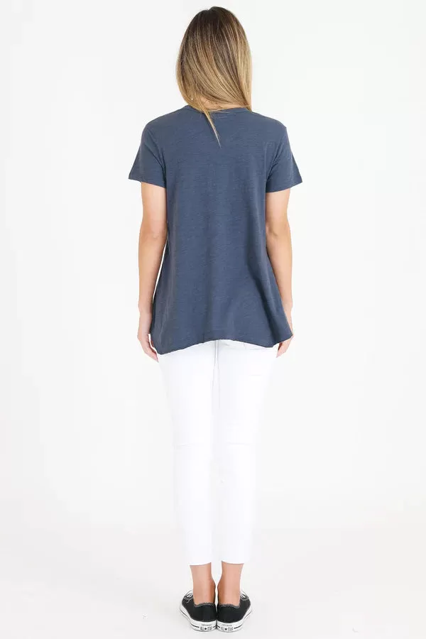 Thornton Tee - Indigo