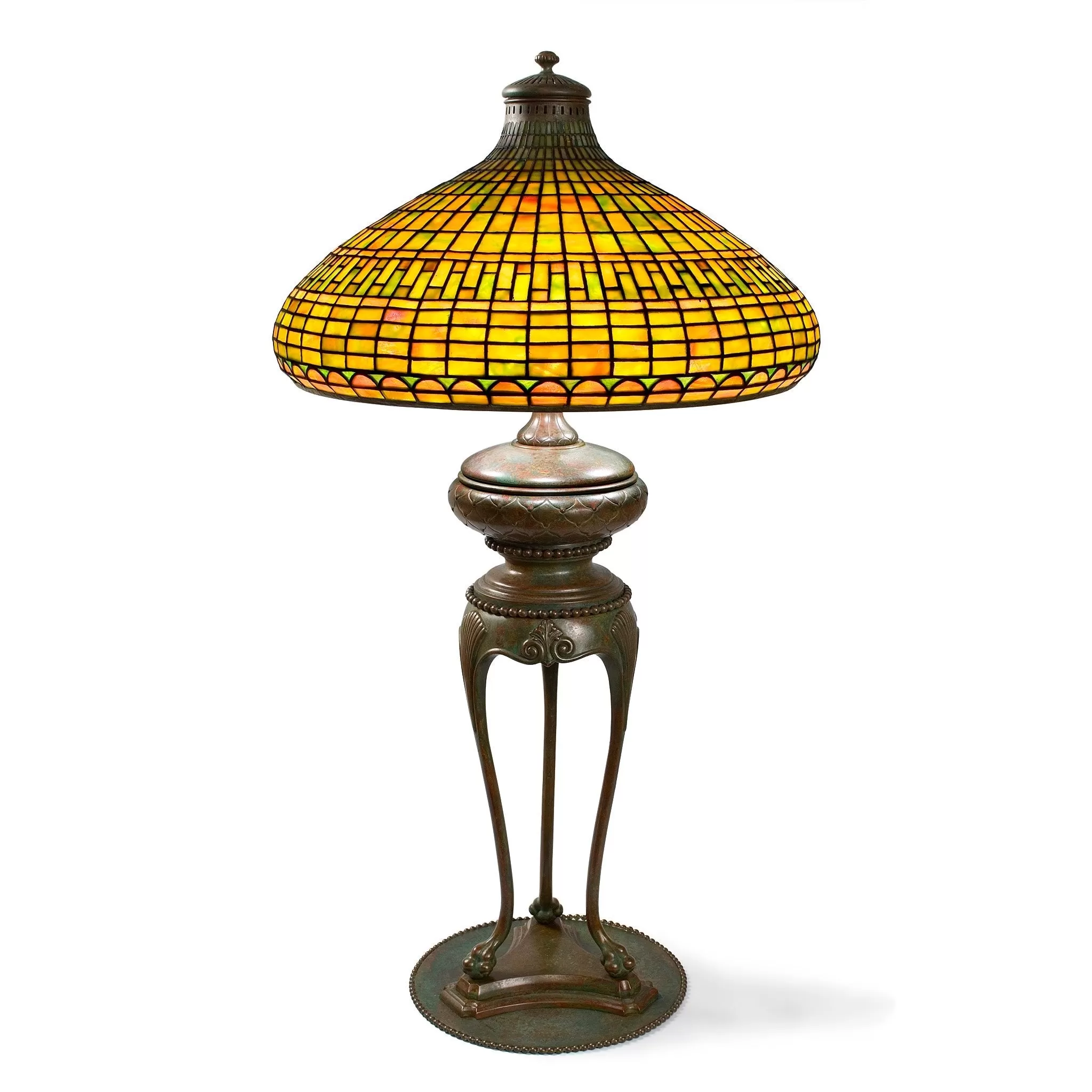 Tiffany Studios New York "Chinese Geometric" Table Lamp