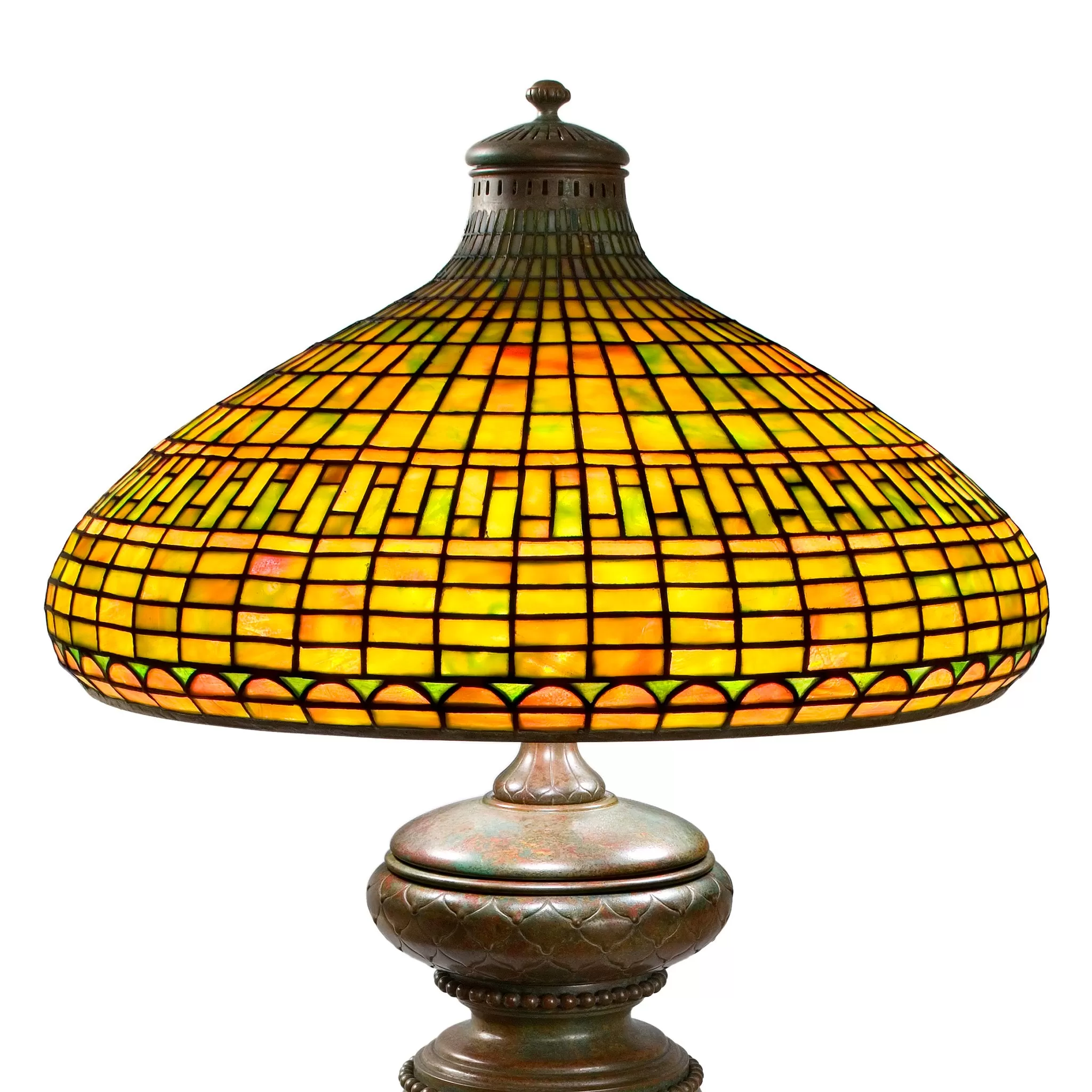 Tiffany Studios New York "Chinese Geometric" Table Lamp