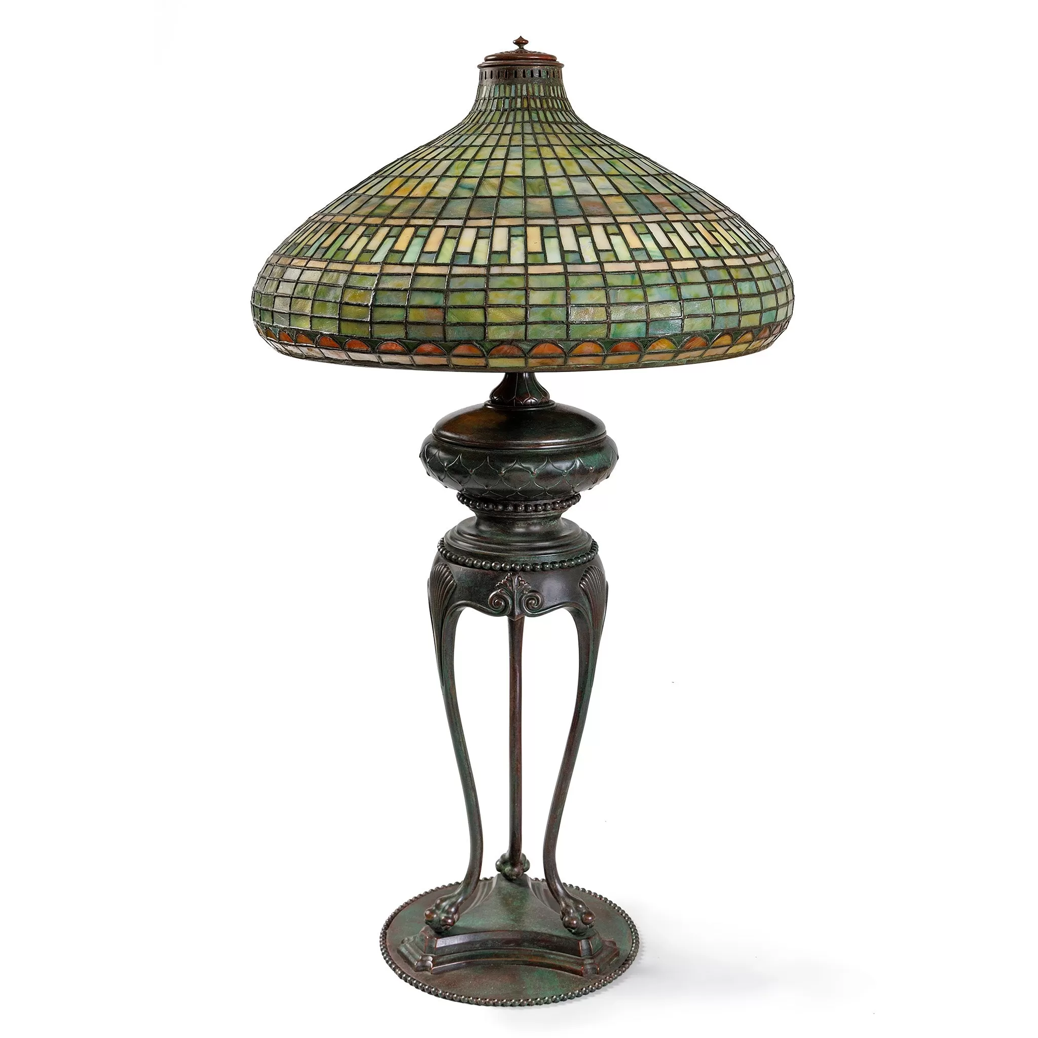 Tiffany Studios New York "Chinese Geometric" Table Lamp