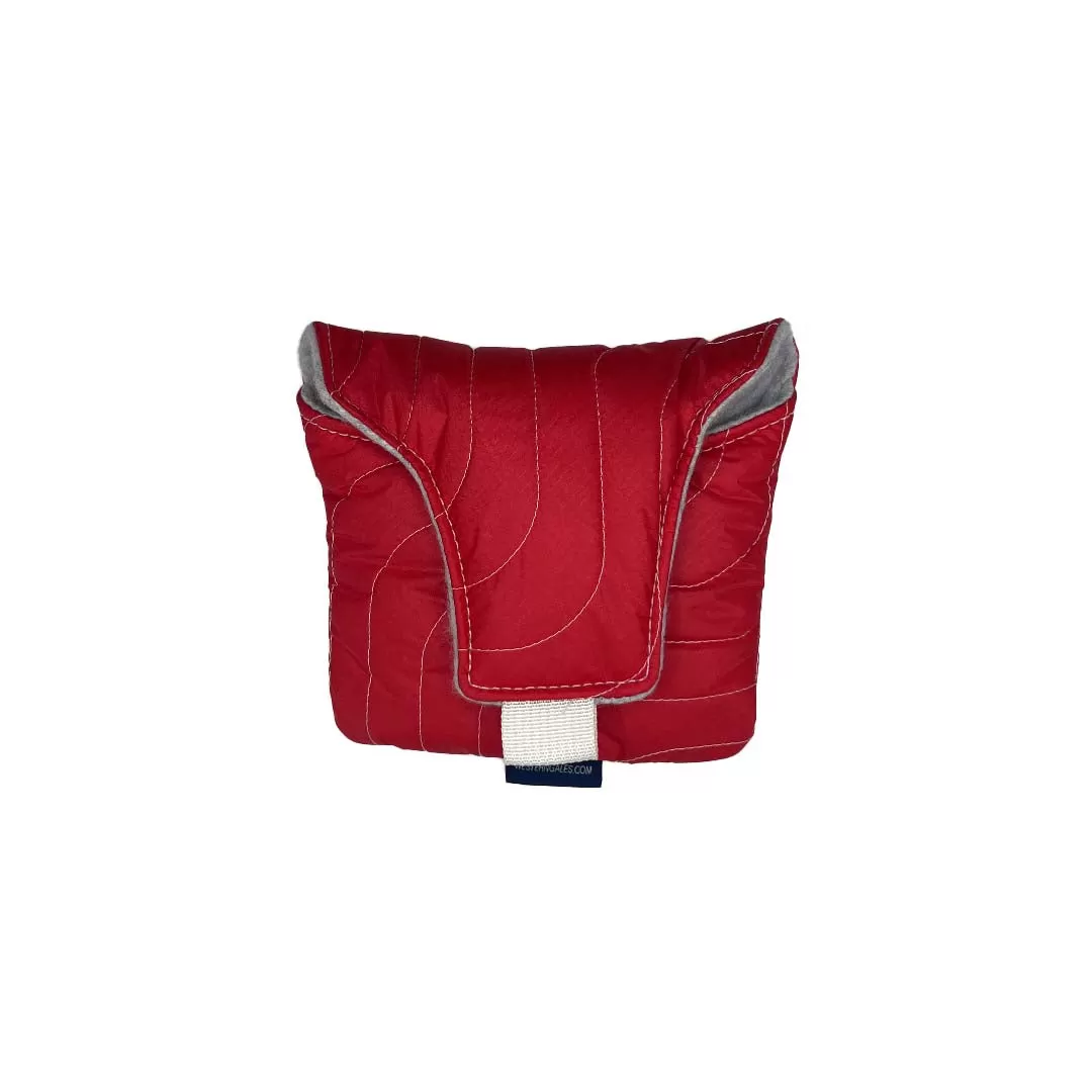 Topo Quilted Mallet Cover- Red