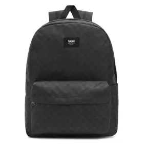 VANS MEN'S OLD SKOOL CHECK BACKPACK (BLACK/CHARCOAL)