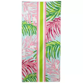 Veracruz Palm Beach Towel - Aruba Blue/Lime/Hot Pink