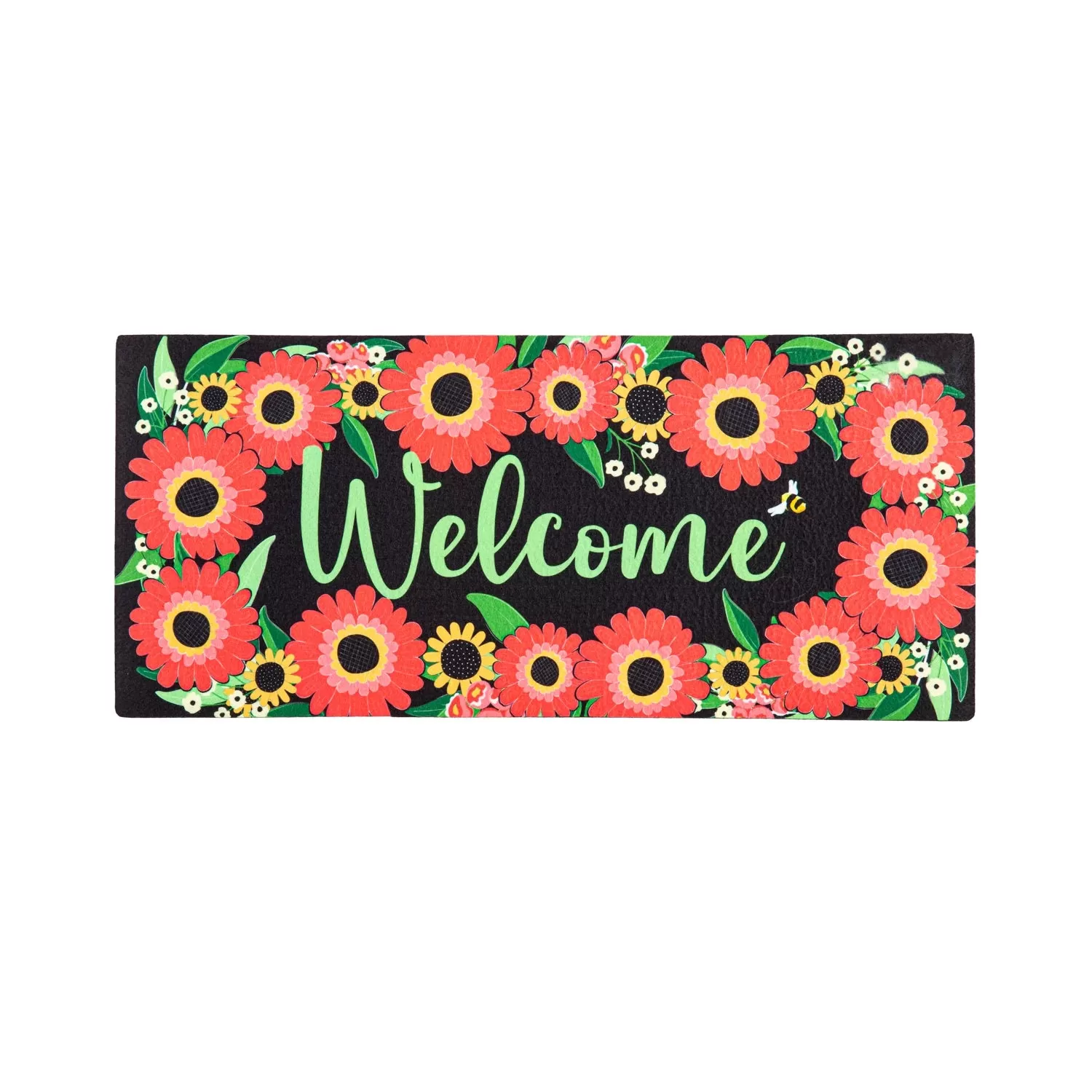 Welcome Wreath Sassafras Switch Mat