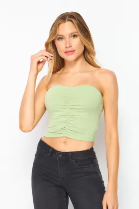 Women's Smock Tube Crop Top