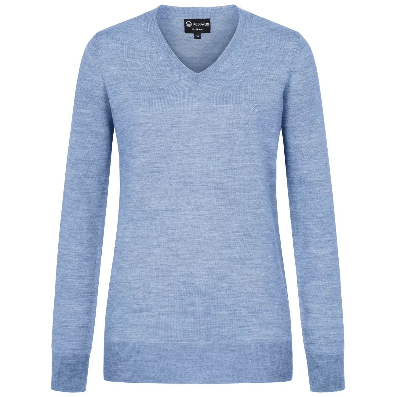 Wool Pullover Light V Neck Women